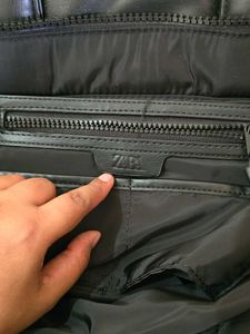Faux Leather Padded Handbag