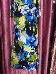 Colorful Abstract Printed Dress