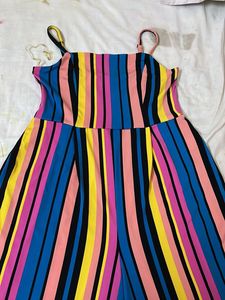 Striped Palazzo Jumpsuit