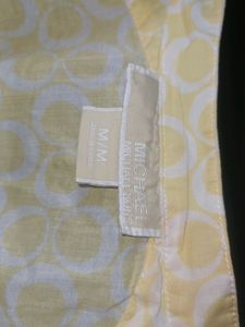 Yellow Pure Cottan Kurta Type Tshirt