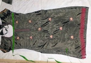 Silk Patyali Suit Black