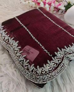Jimmy Choo Saree Heavy Dimond Work Ready To Wear