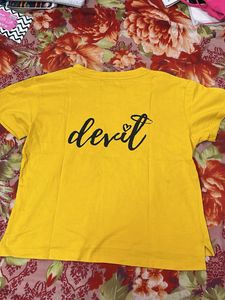 Yellow Angel Graphic Tee