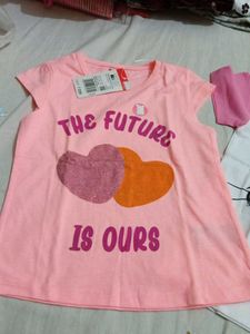 Cute Girls&#39; T-Shirt Set