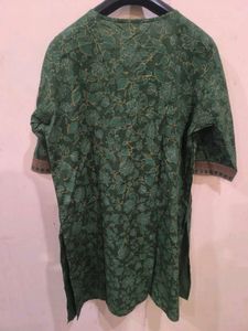 Green Printed Kurti