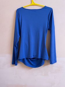 M11- Blue Long Sleeve Top Stylish