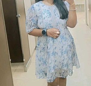 Floral Print Mini Dress