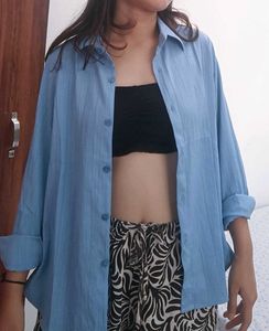 Blue Regular Fit Shirt