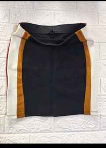 Chic Striped Mini Skirt