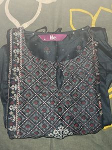 Teal Embroidered Salwar Kameez Set