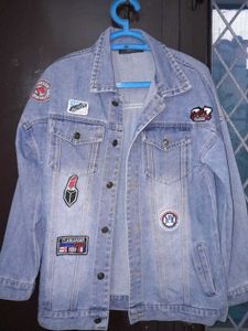 Vintage Patch Denim Jacket