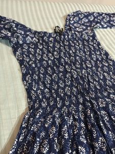 Patterned Midi Dress