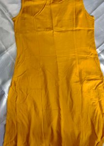 Yellow Sleeveless Top
