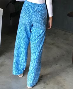 Blue Low Waist Pyjama
