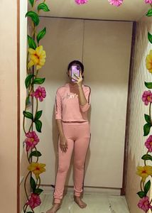 Pink Tracksuit Set