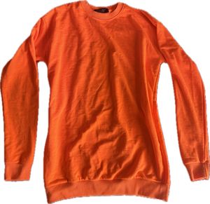Zara Orange Knit Sweater