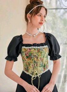 Vintage Retro Style Women Corset Top