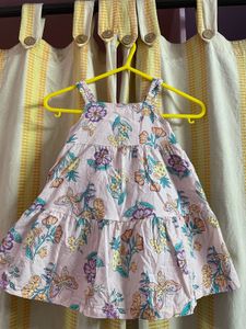 Floral Sundress with Ruffle Hem