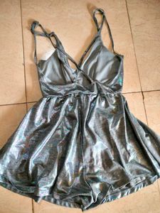 Silver Disco Playsuit 🪞💎🎙️📽️💍🔍