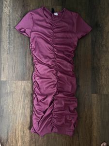 Ruched Bodycon Mini Dress