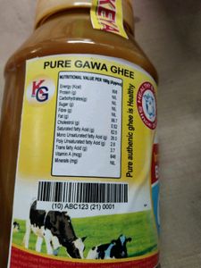 Desi Gawa Ghee . 500g .