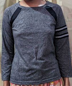 Charcoal Gym Full Sleeve Tee