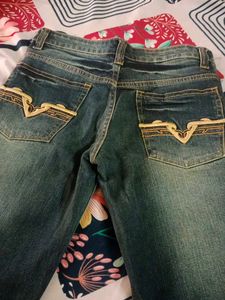 Floral Embroidered Jeans Y2K fashion