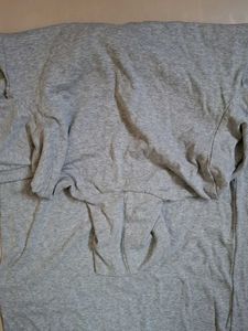 Gray Turtleneck Dress