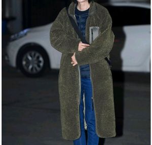 Long Fleece Fur Jacket