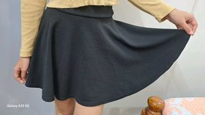 Black Skater Skirt
