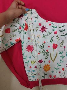 Floral Print Pink Dress