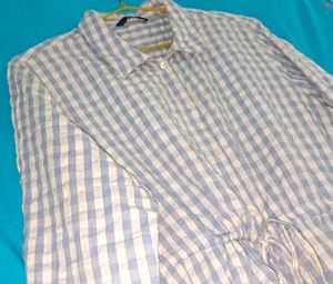 SALE - Gingham Button-Up Shirt