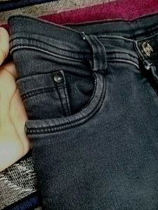 Dark Black Denim Jeans🖤