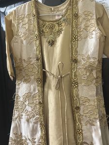 Beautiful Gown Dress With Shrug For 8 to 10 Years Girl