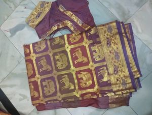 Elegant Indian Saree with Blouse