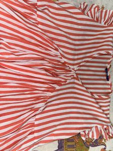 Striped Ruffle Top