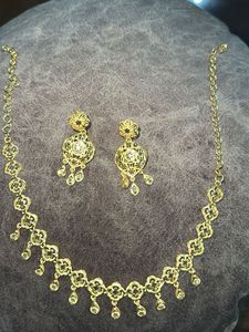 One Gram Gold Polish Necklace Set