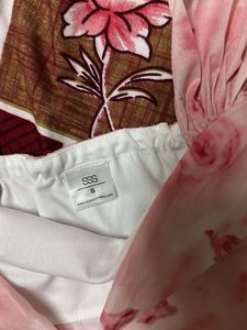All Over Floral Print Top