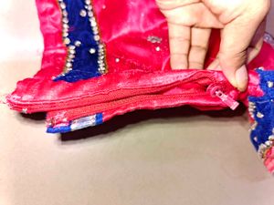 Pink Embellished Lehenga Skirt