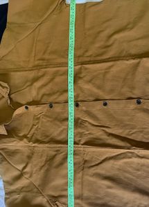 Oversized Brown Button-Up Shirt