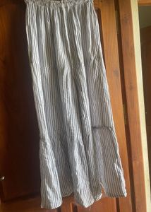 Striped Tiered Palazzo Pants
