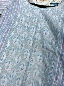 Blue Printed Kurta