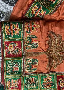 saree with designer blouse