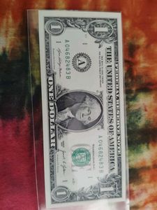 UNITED STATES OF AMERICA 1 DOLLAR NOTE