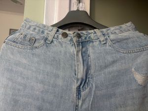 Ripped Wide Leg Jeans