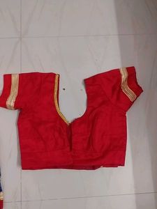 Silk Saree,Used,Stiched Blouse