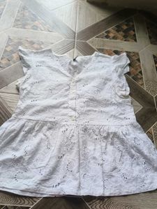 White Eyelet Top
