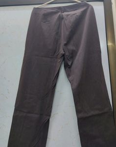 Brown Straight Fit Pant