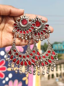 Oxidised Afgani Earring ❤️
