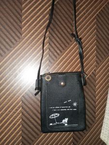 black sling bag